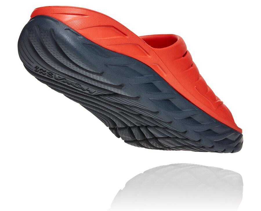 Hoka One One Slide Panske Červené - ORA Recovery - 75380-BQXW